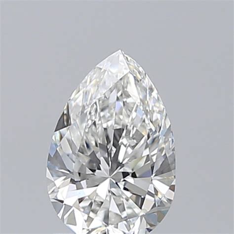 0.40 Carat Diamond, Pear, H Color, VS1, GIA, D112999888.